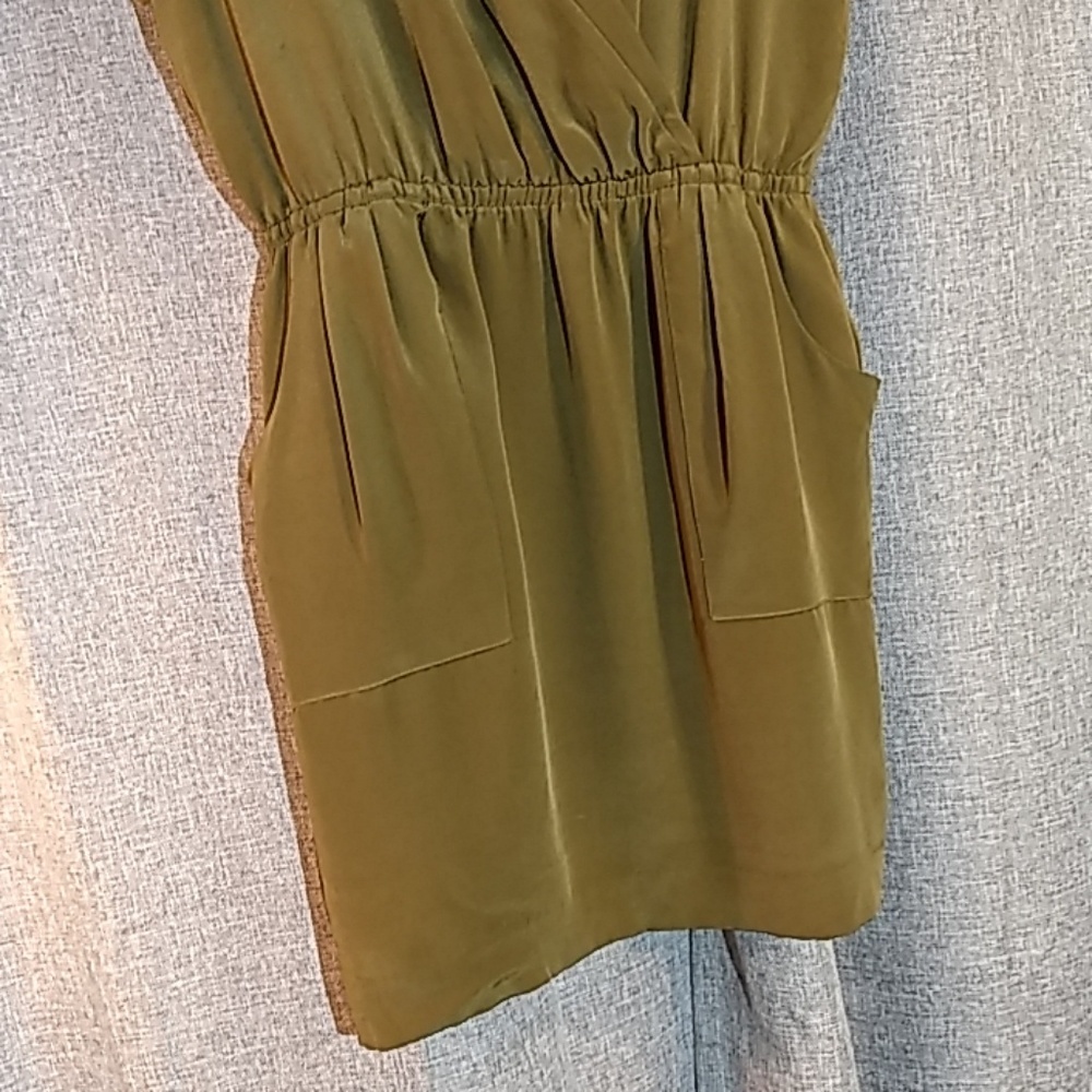 Rebecca Minkoff lace detail olive dress must have - Picture 3 of 8